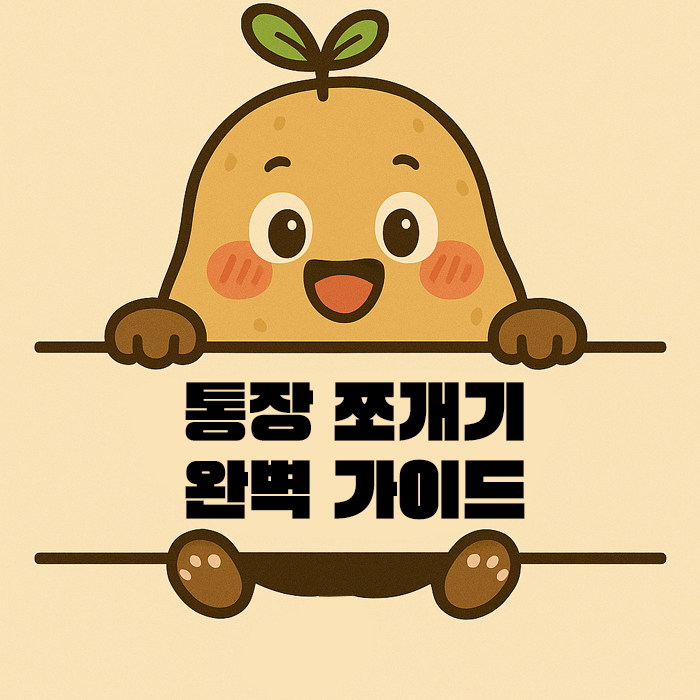 통장 쪼개기 완벽 가이드 돈이 모이는 4단계 계좌 관리법 포스트 썸네일
