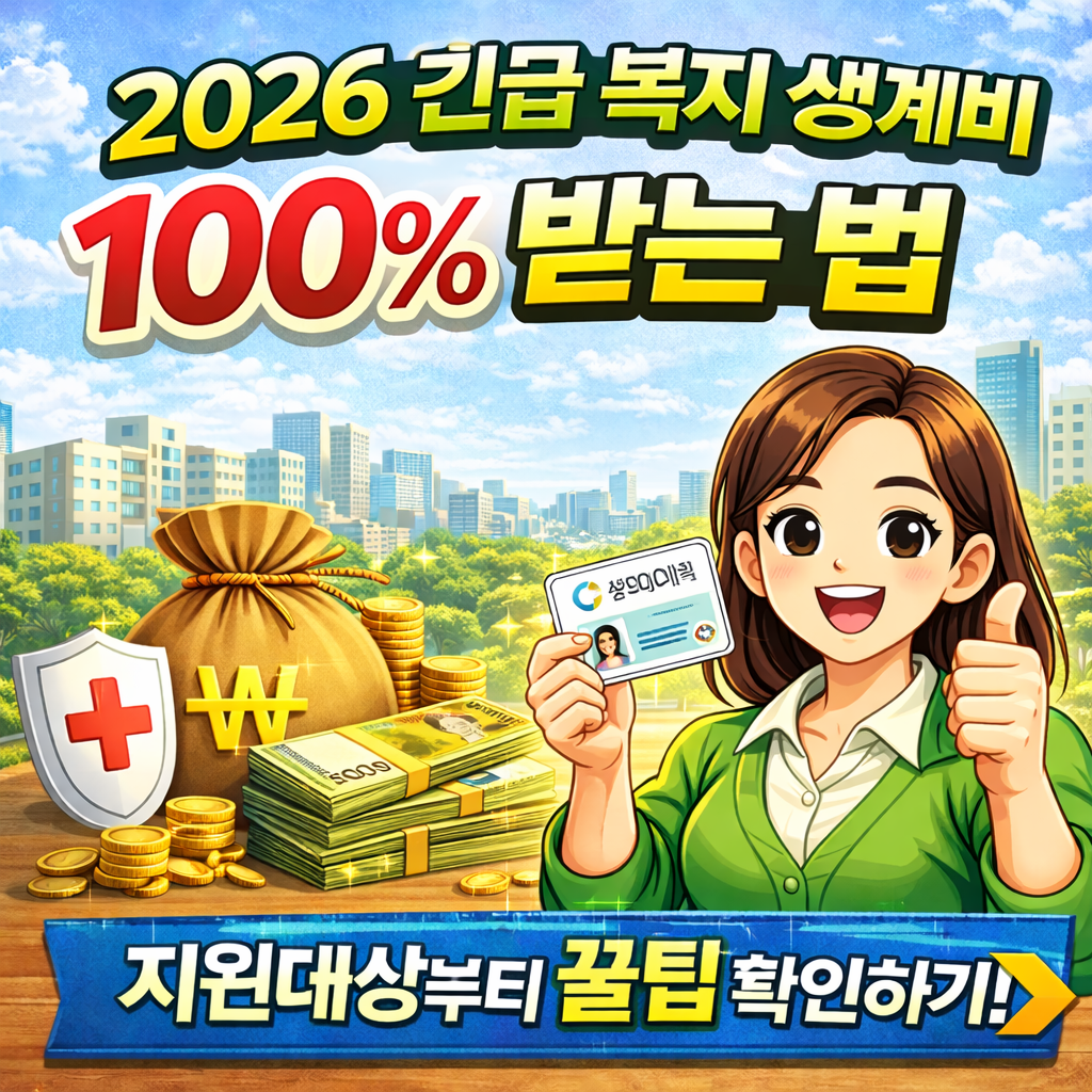 2026 긴급 복지 생계비 신청하러 가기