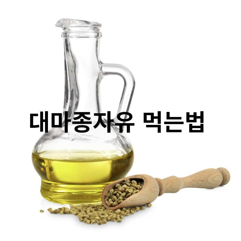 대마종자유 먹는 법과 효능&amp;#44; 부작용