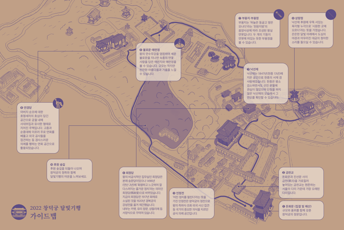 창덕궁-달빛기행-탐방코스