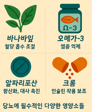 당뇨에 효과적인 영양소와 보조제