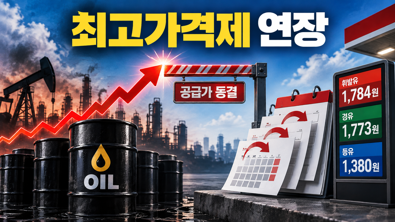 석유 최고가격제 도입 배경과 연이은 연장 조치
