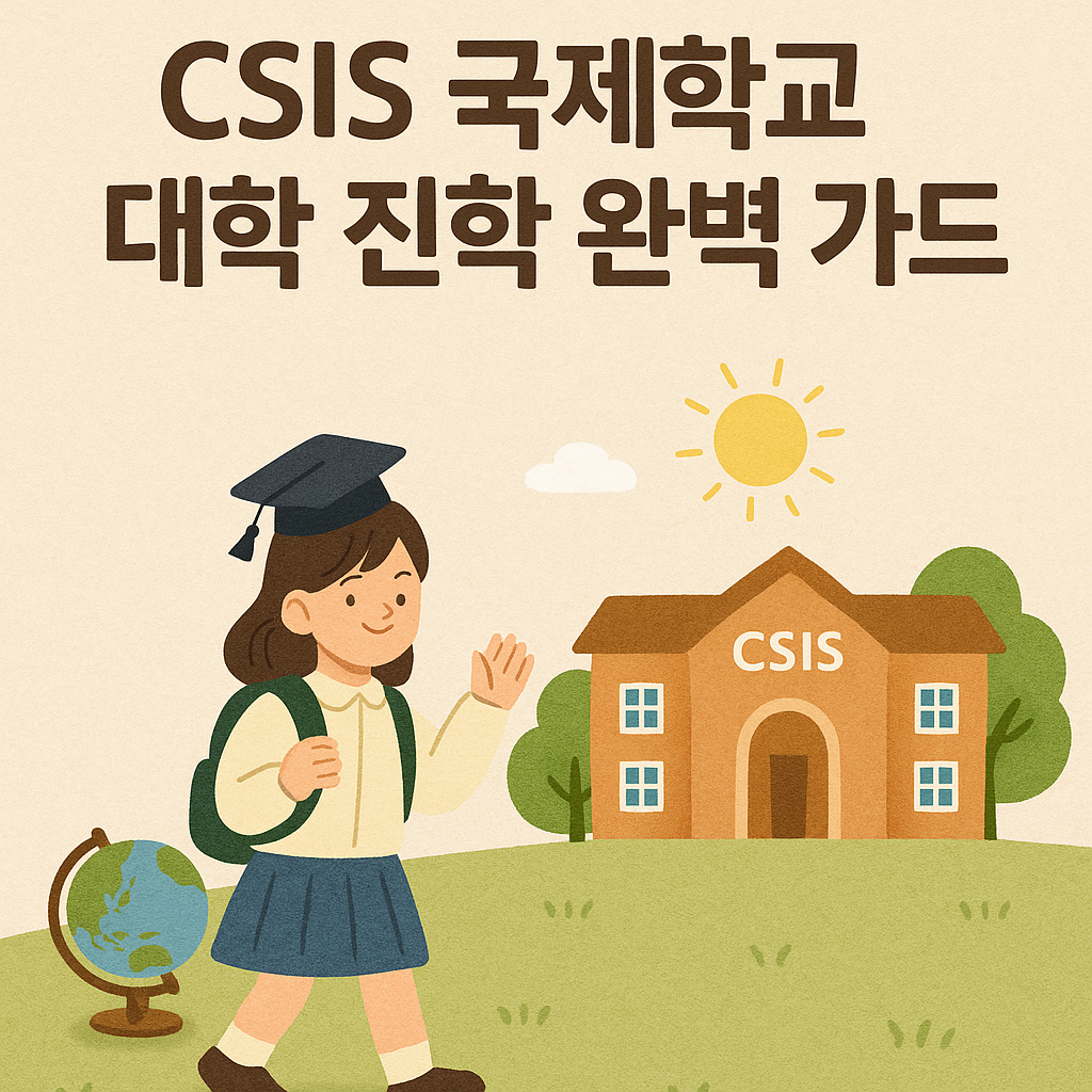 CSIS 국제학교 대학 진학 완벽 가이드