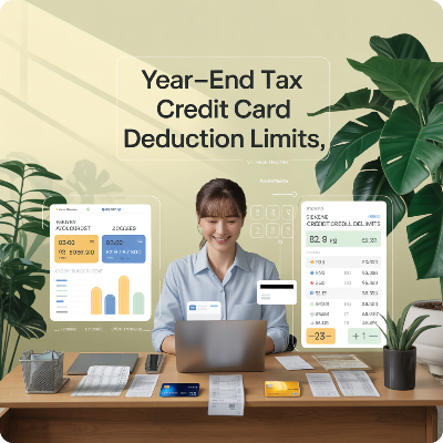 연말정산 카드공제 한도 이미지