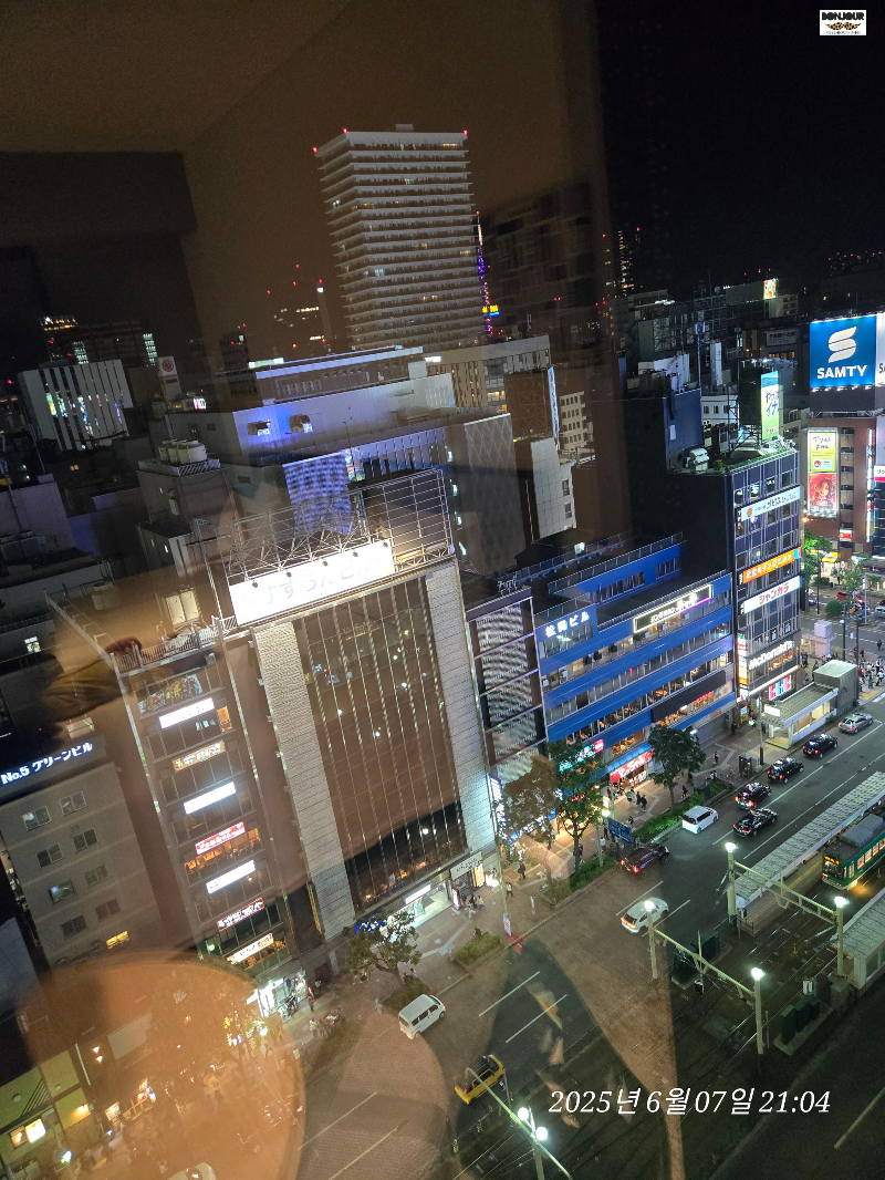 삿포로스트림호텔 야경의 모습2