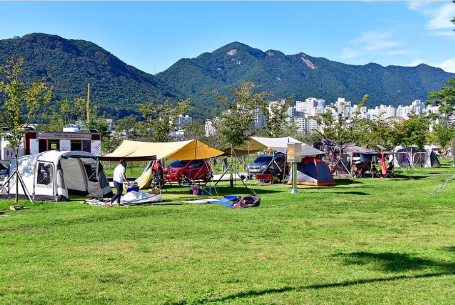양산 황산공원 캠핑장