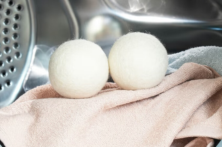 다이소 양모 드라이 볼 사진