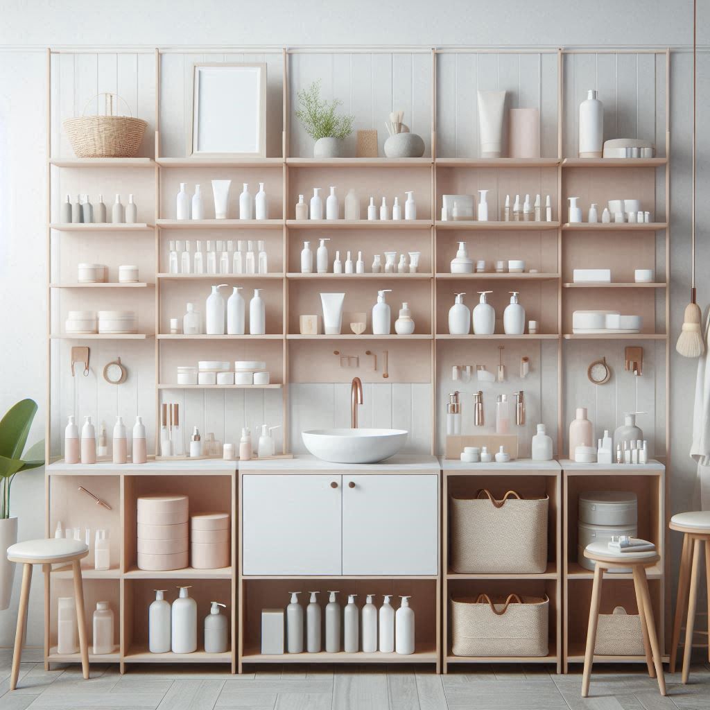 피부,체형관리 샵 배경