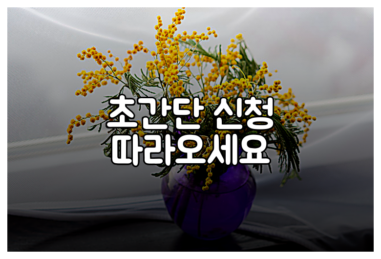 초간단 신청 따라오세요
