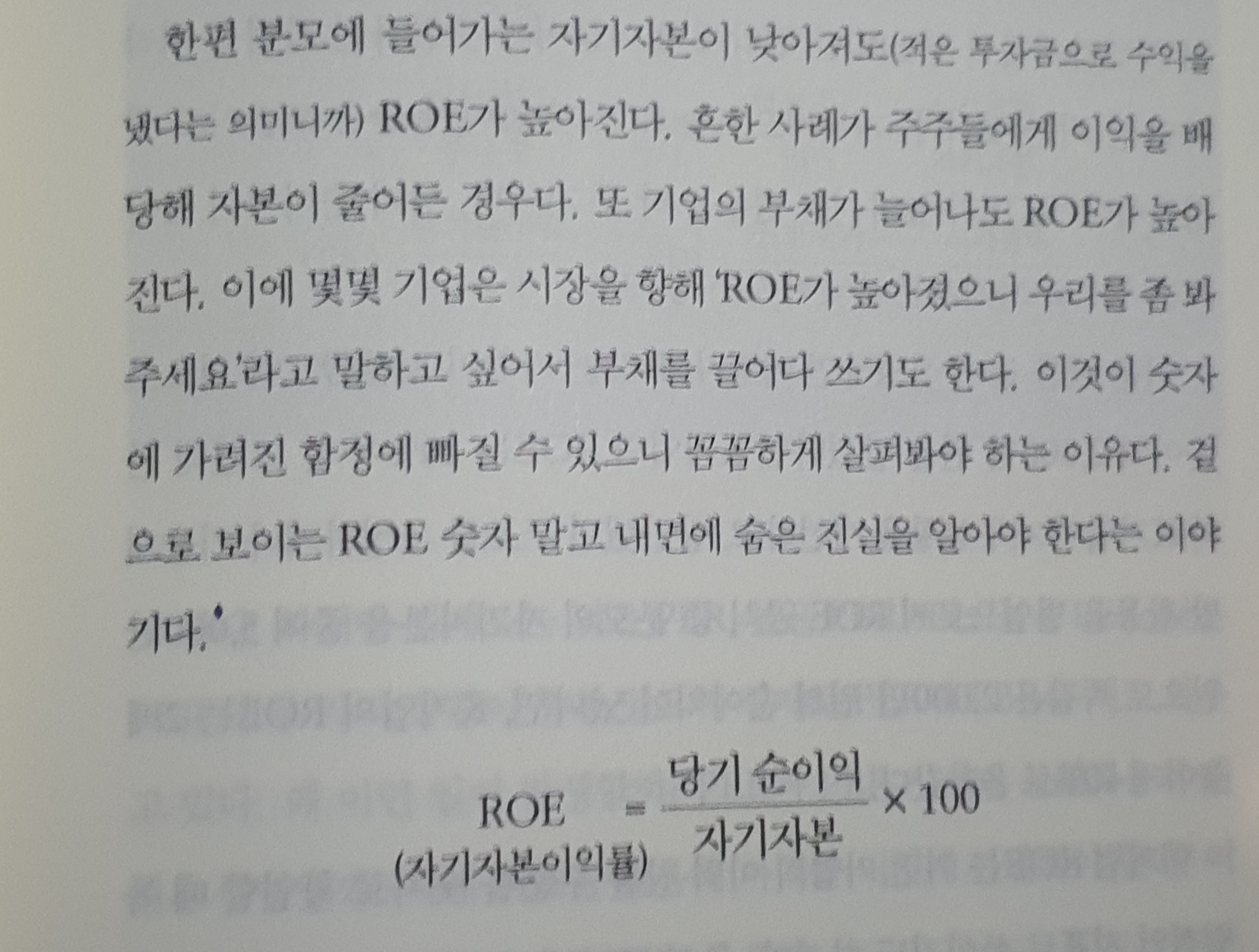 자기자본이익률