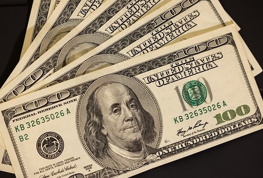 달러, 100달러, 지폐, 현금