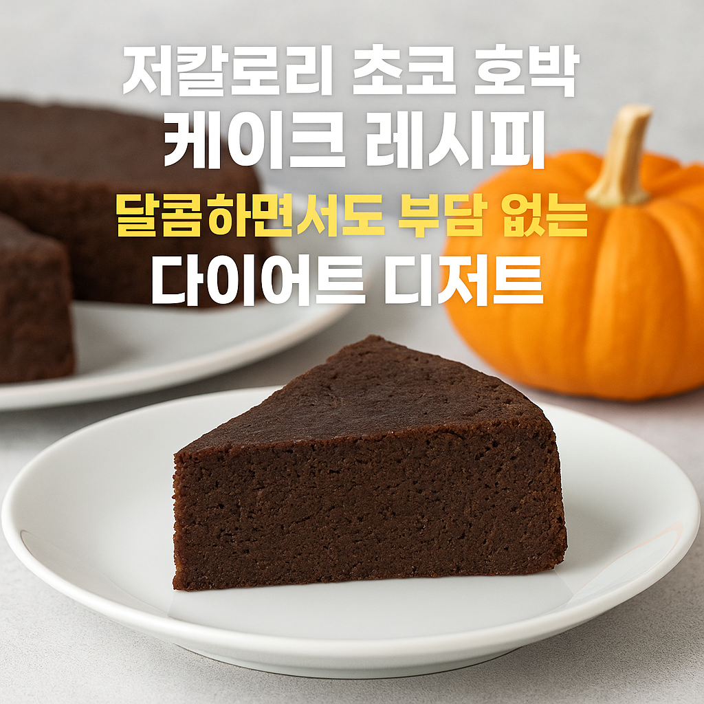 초코 호박 케이크