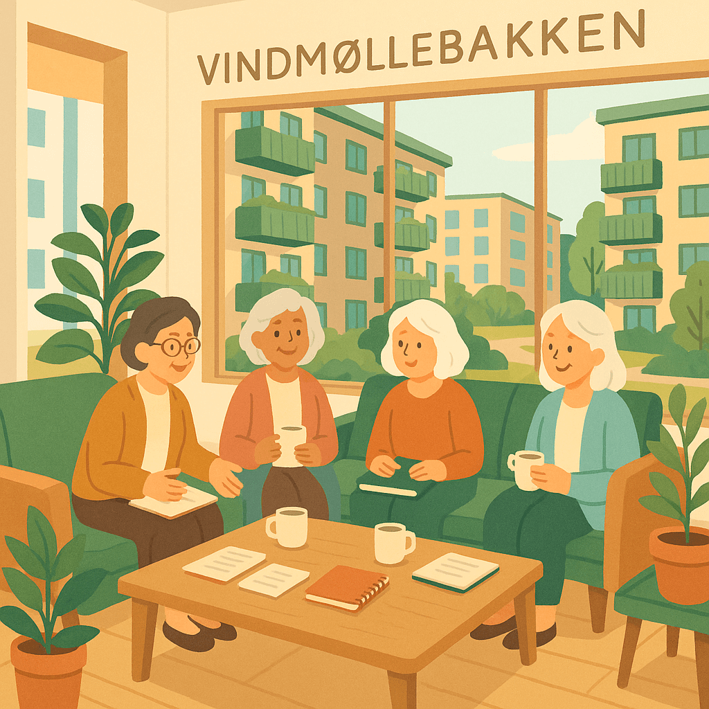 노르웨이 오슬로의 Vindm&oslash;llebakken, 지속 가능한 도시 속의 여성 노후 공동체