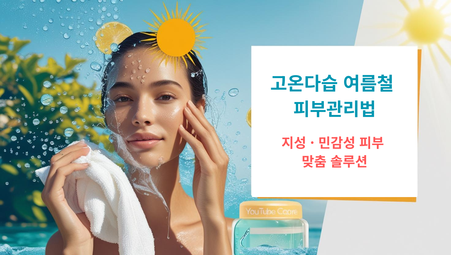 여름철 유분폭발, 피부 트러블 때문에 고민이라면? 지성 · 민감성 피부를 위한 고온다습 여름철 피부관리 꿀팁과 제품 추천까지 총정리했습니다.