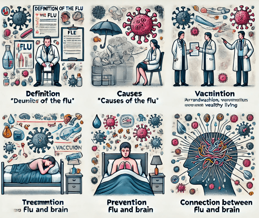 독감의 정의 인플루엔자 바이러스에 대한 이미지