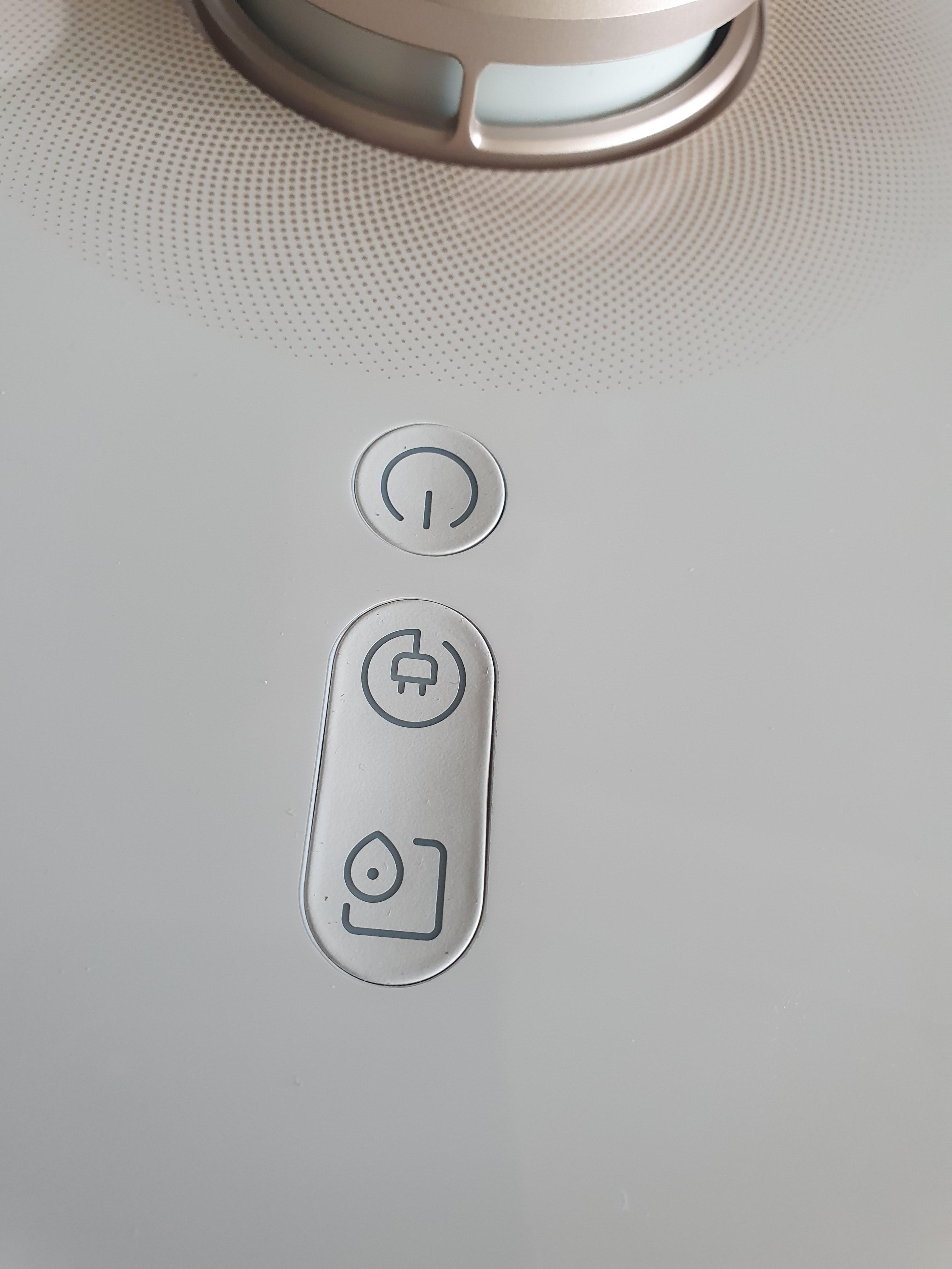 레노버 T1s Pro 로봇청소기 버튼배열