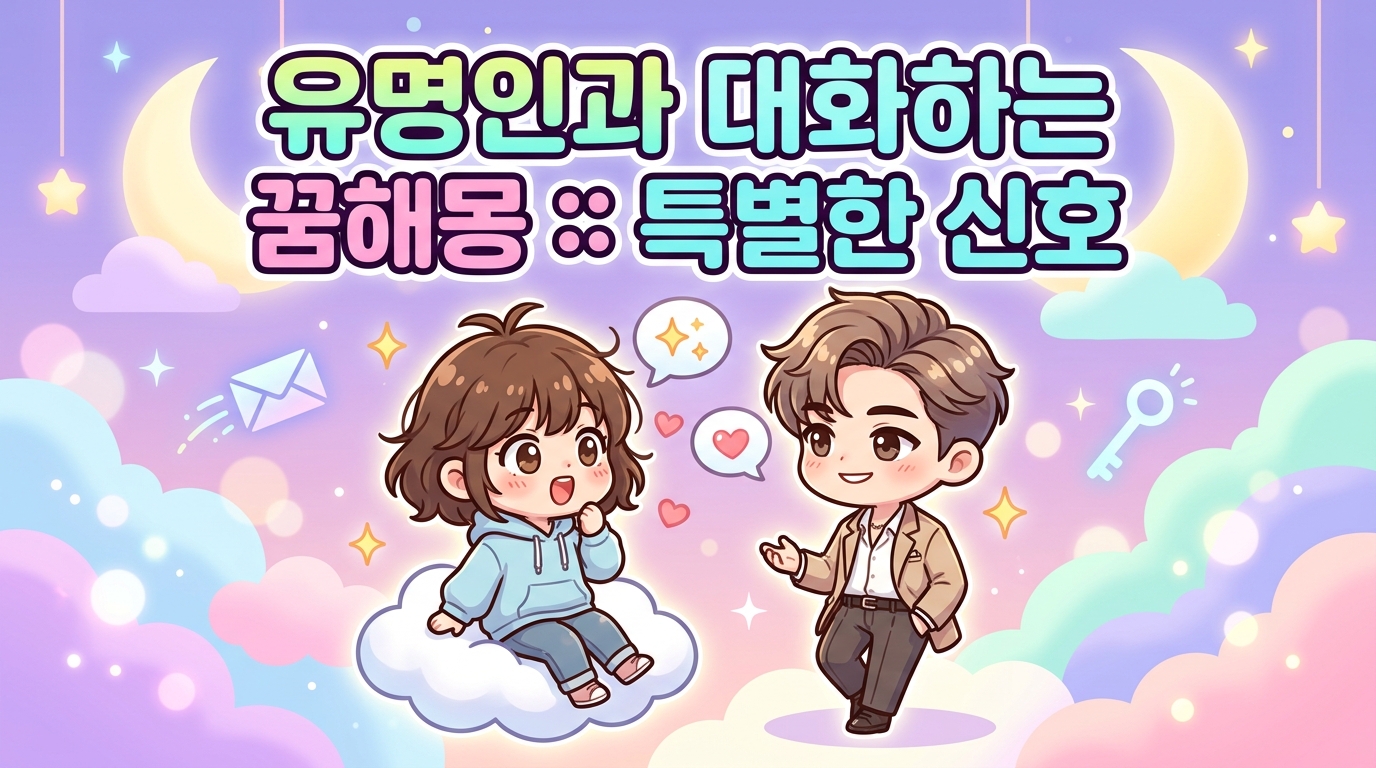 유명인과 대화
