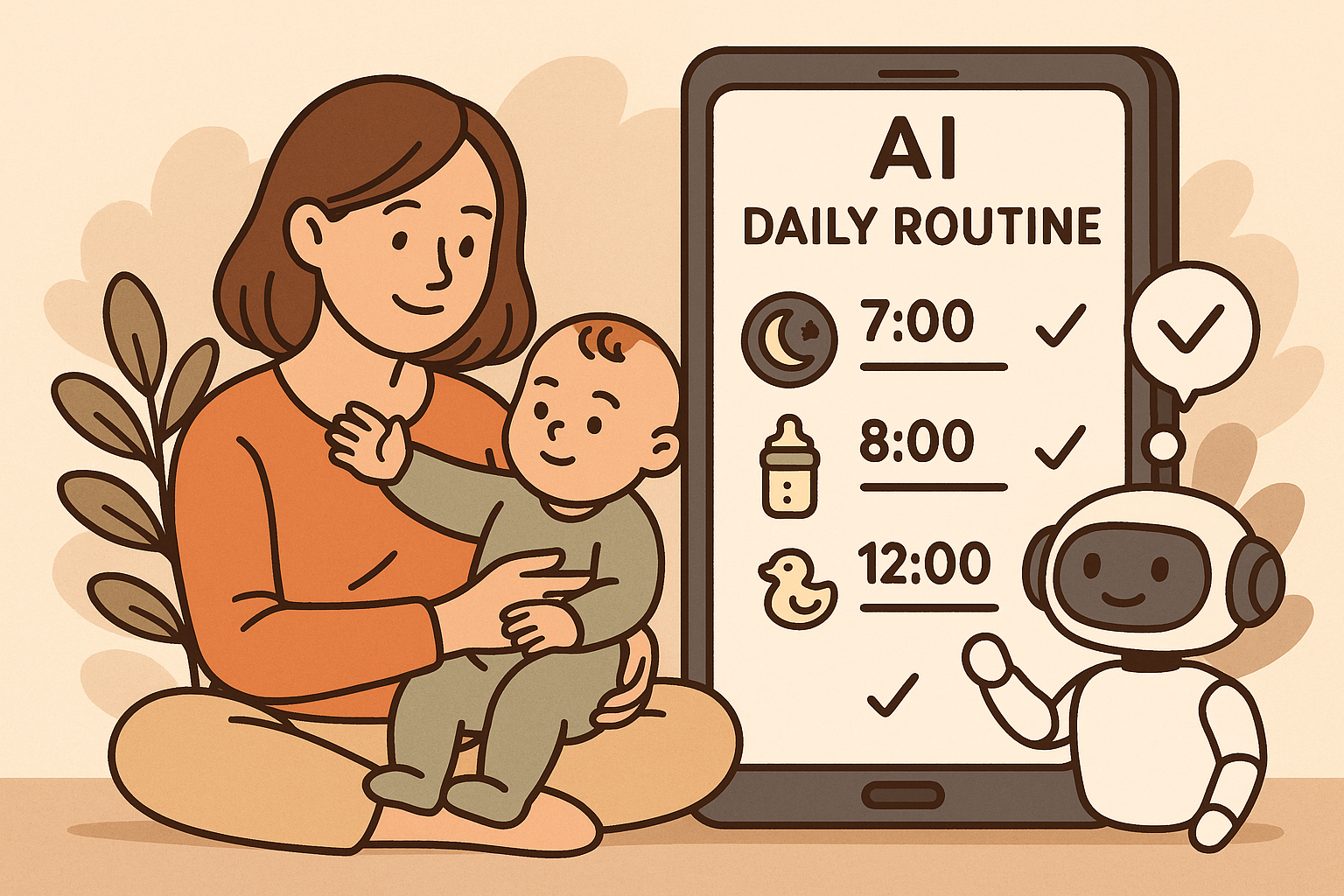 AI가 설계해주는 육아 루틴에 대한 이미지