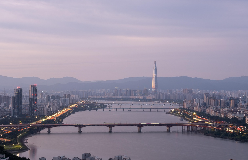 서울한강 도시사진