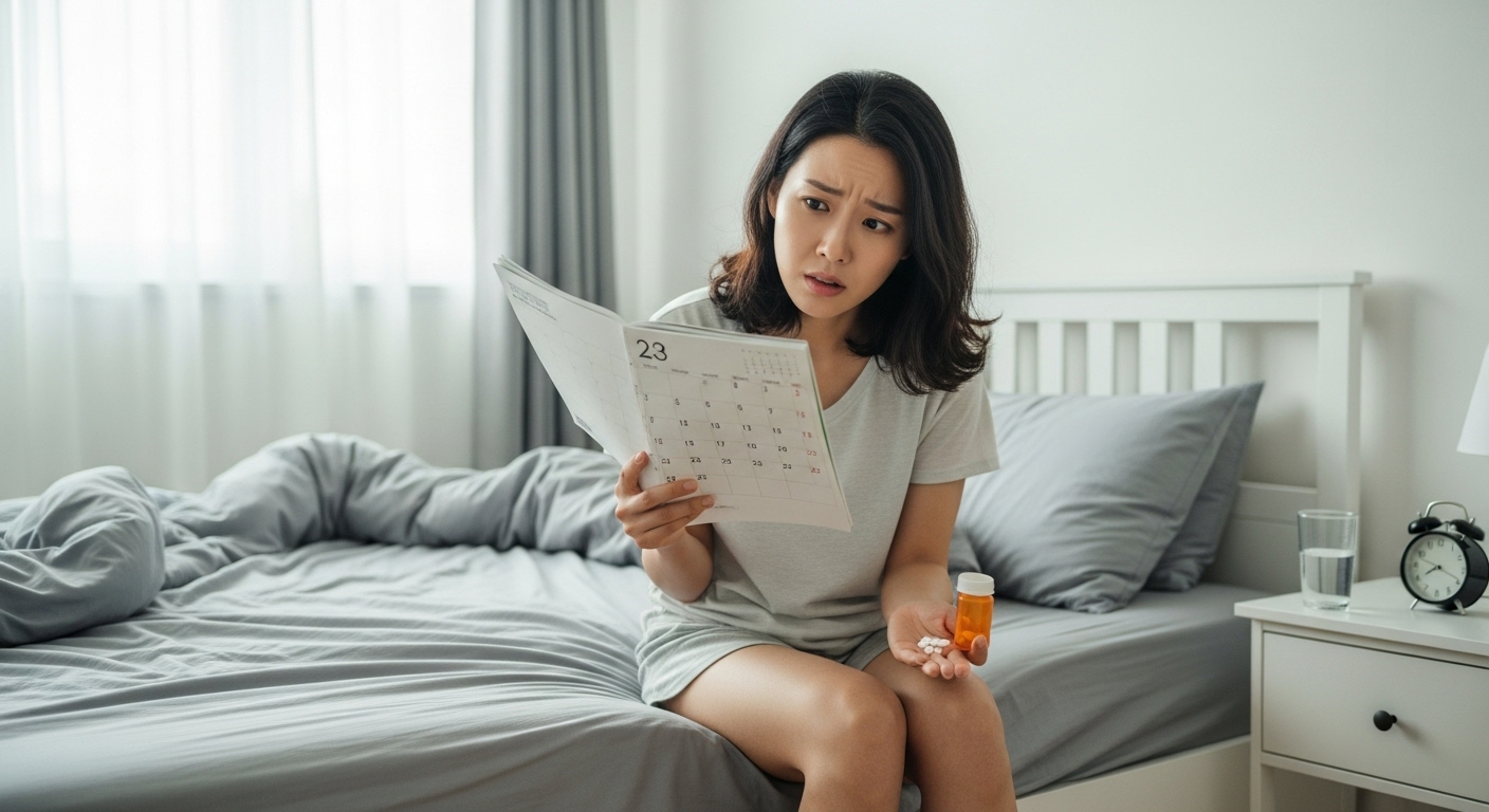 피임약, 출혈, 생리같은 증상