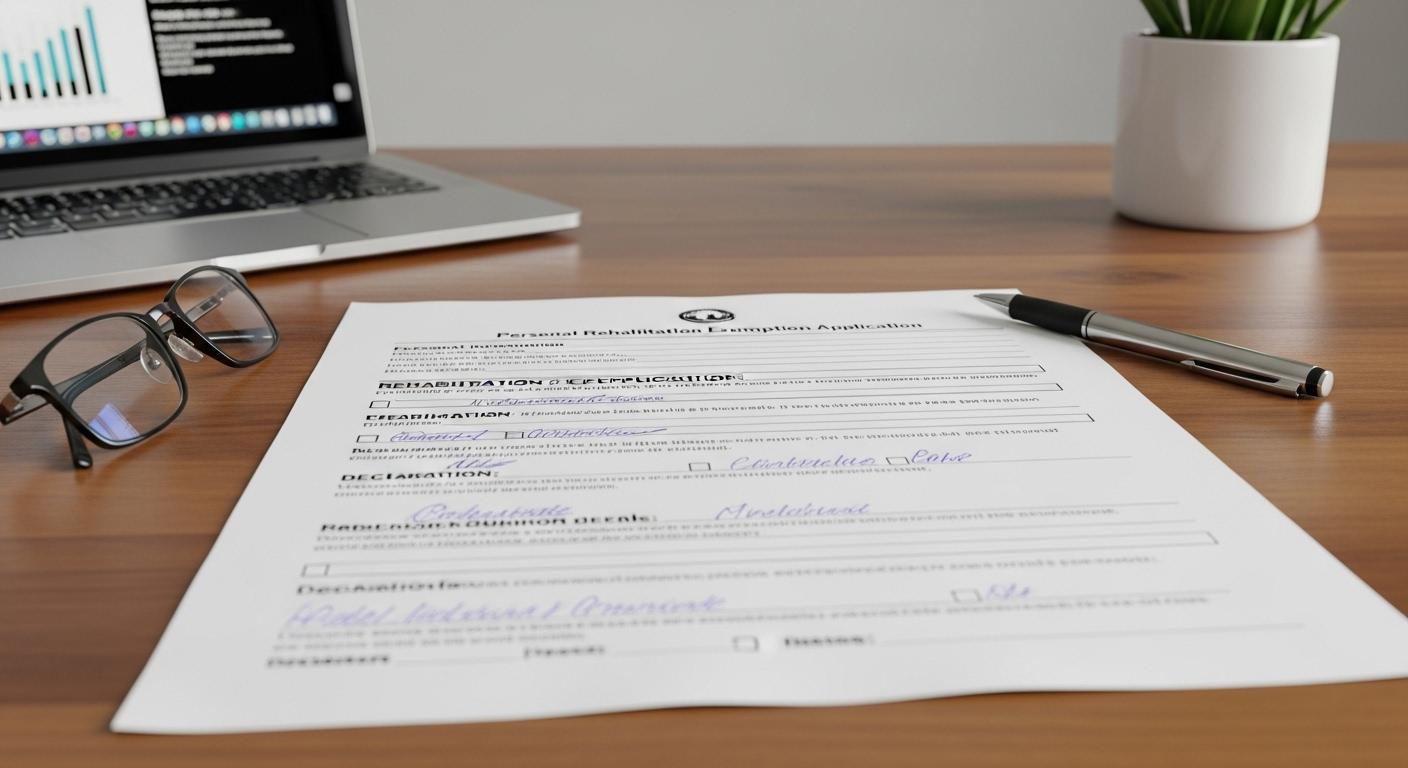 개인회생면책신청서양식