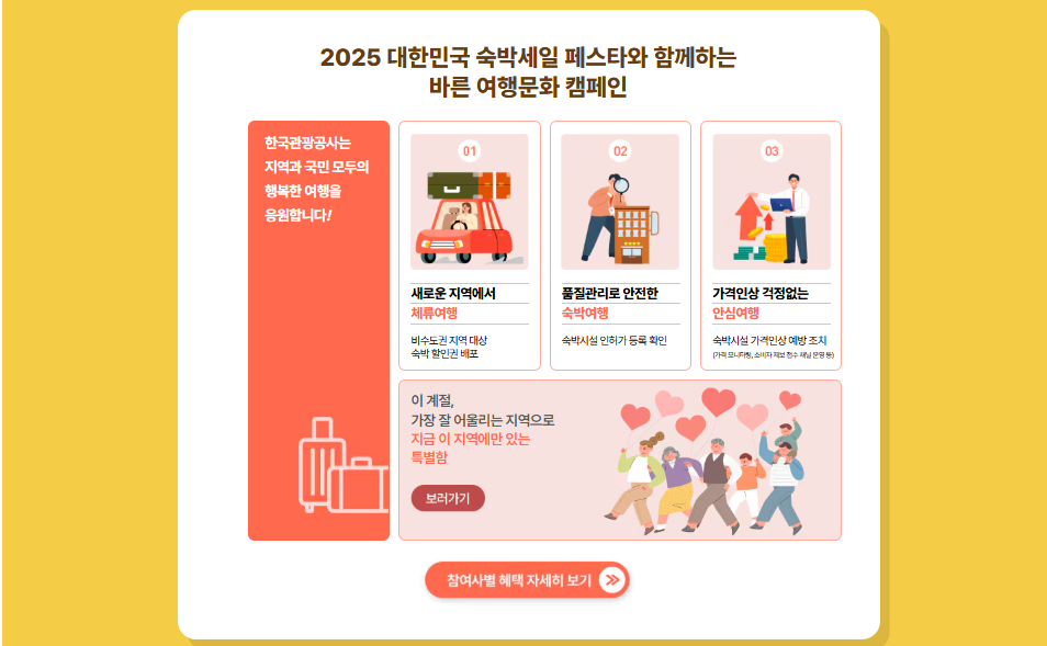 2025 대한민국 숙박 페스타