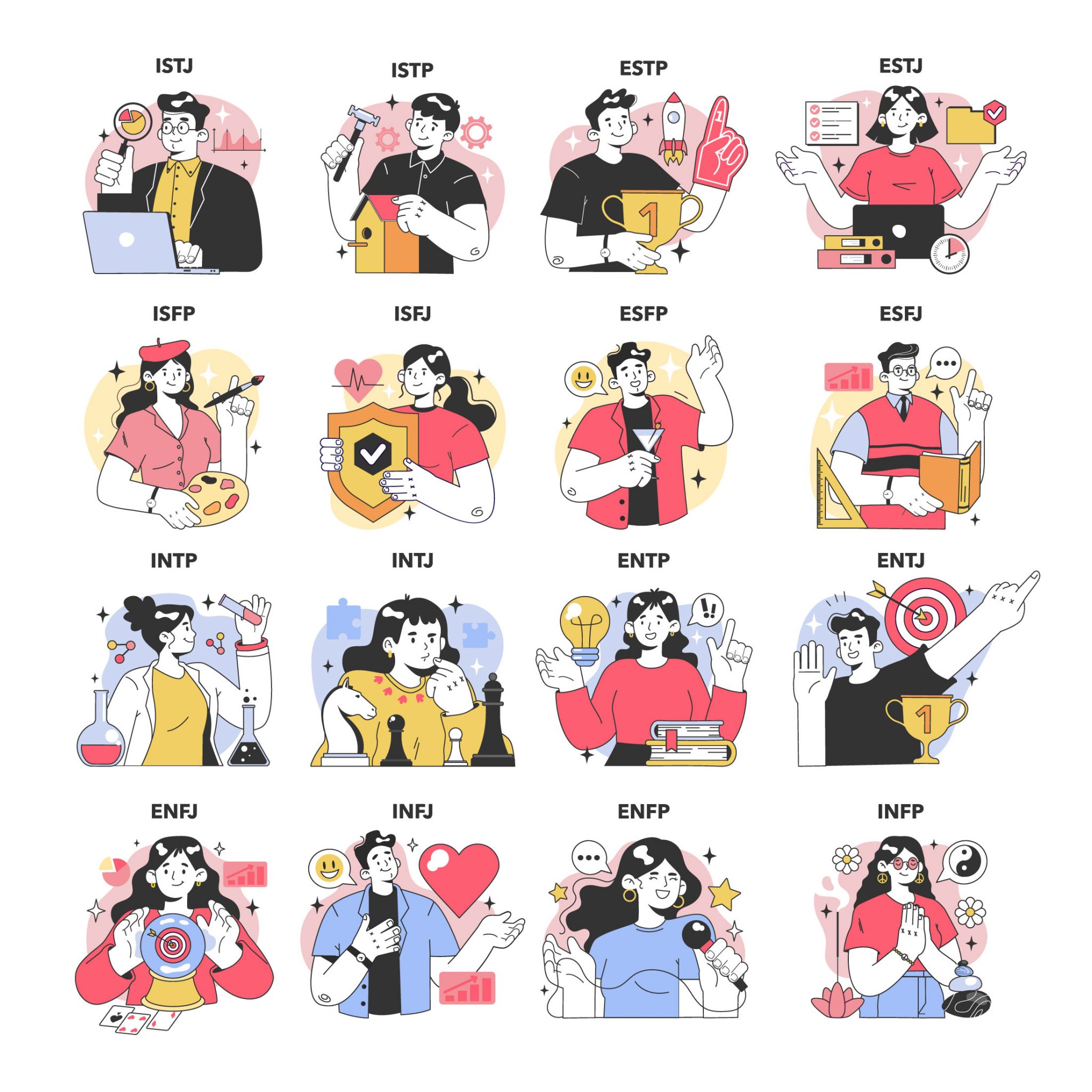 mbti 별 선물 이미지