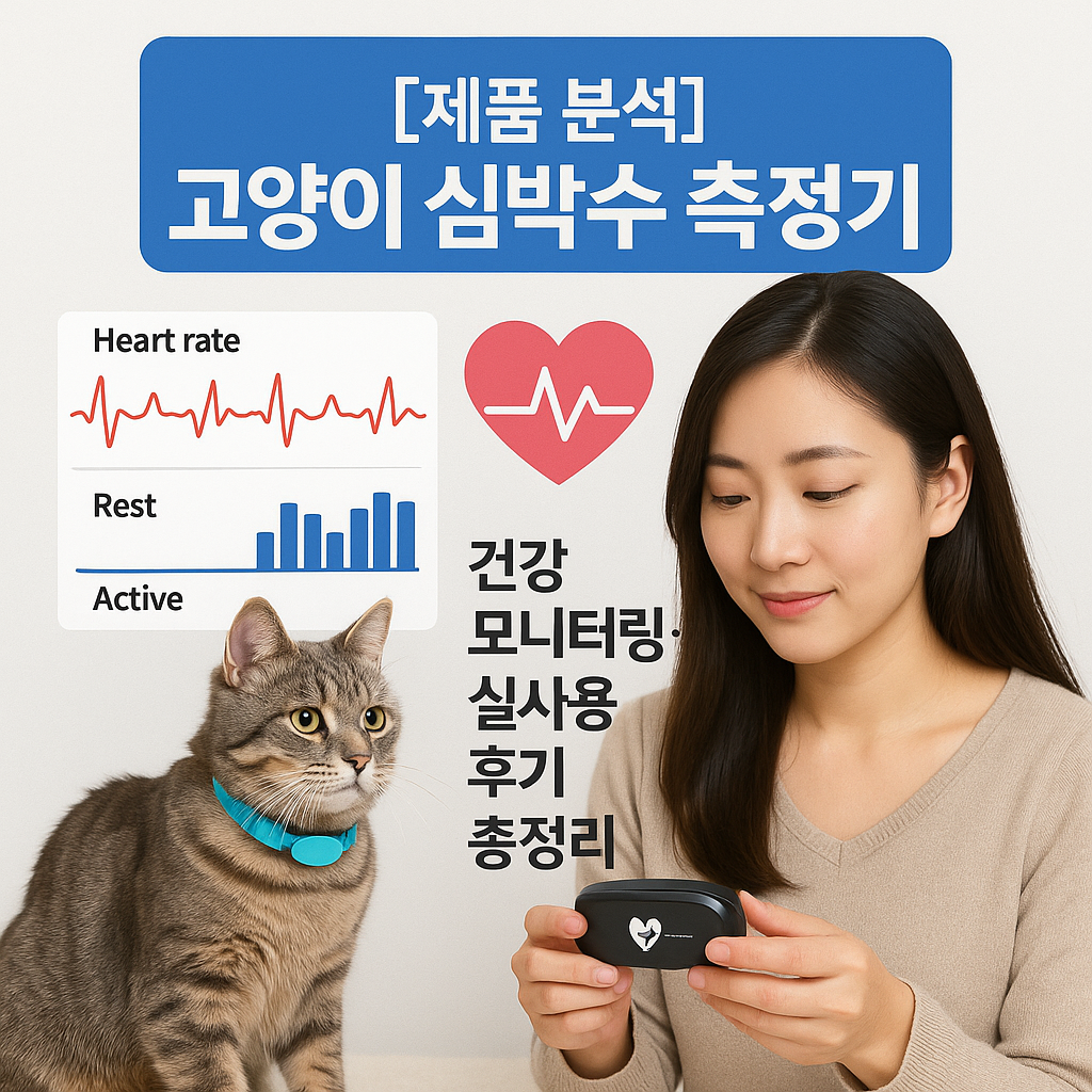 [제품 분석] 고양이 심박수 측정기 ｜ 건강 모니터링&middot;실사용 후기 총정리