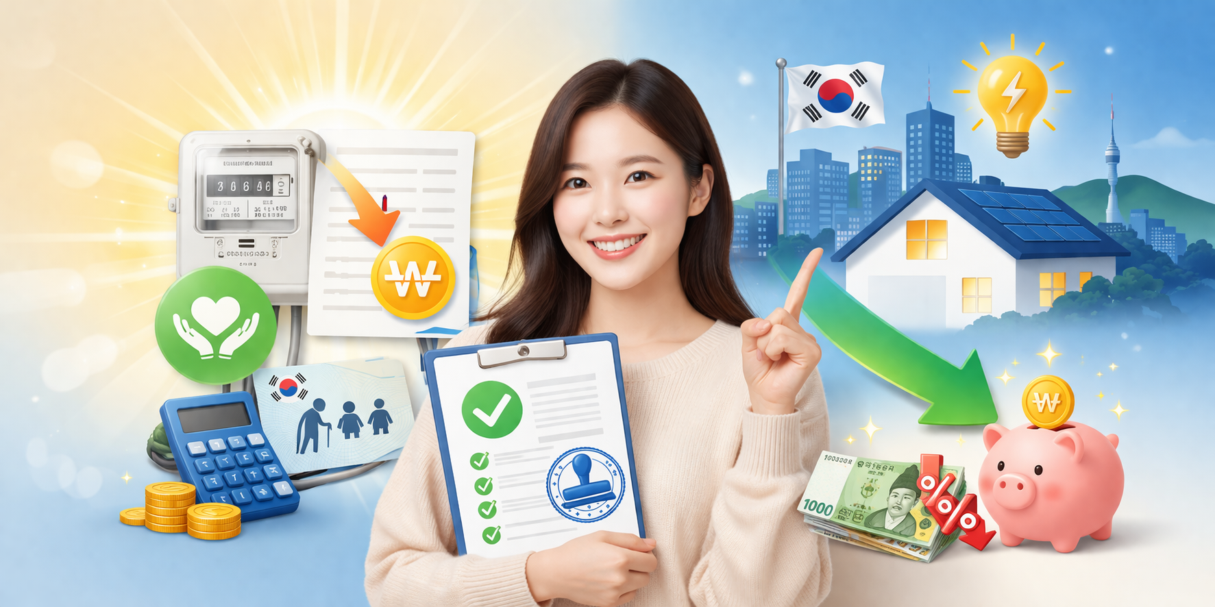 전기요금 감면 신청 방법