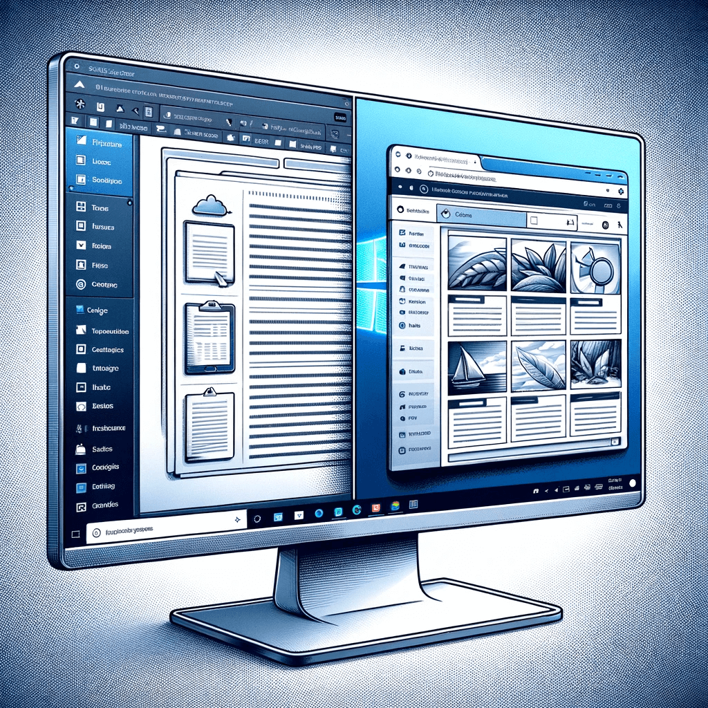 윈도우 화면 분할