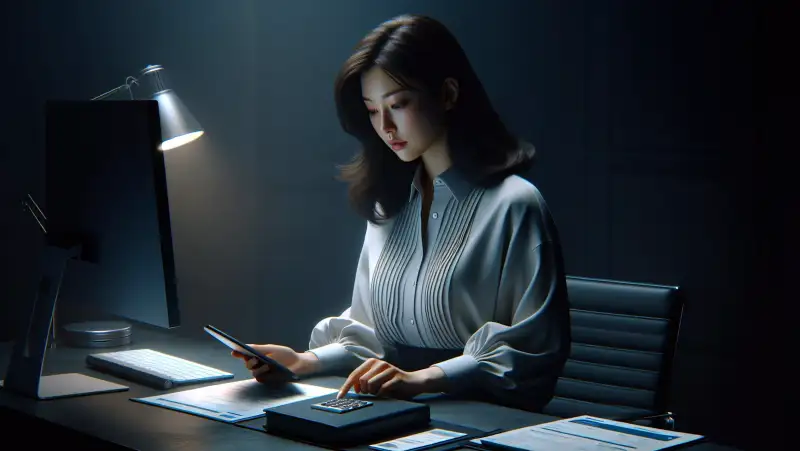 어두운-은행서-토스-통장-만드는-이미지