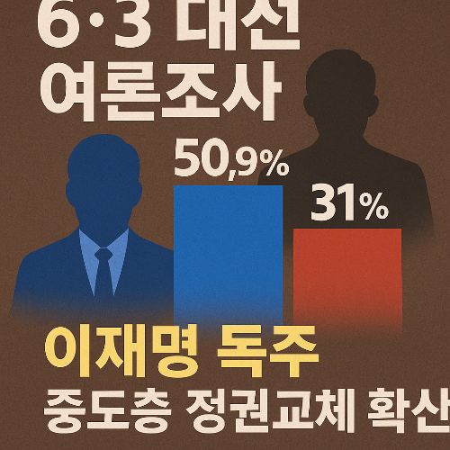 6·3 대선, 이재명 지지율, 수도권 판세, 중도층 여론, 인천 경기 여론조사, 정권 교체 여론, 김문수 후보, 중도층 민심, 한길리서치, 여론조사 결과, 대선 부동층, 민주당 전략, 국민의힘 위기, 단일화 여파, 대선 판세 분석, 인천일보 조사, 경인방송 여론, 이준석 후보 지지율, 수도권 민심, 선거 전략