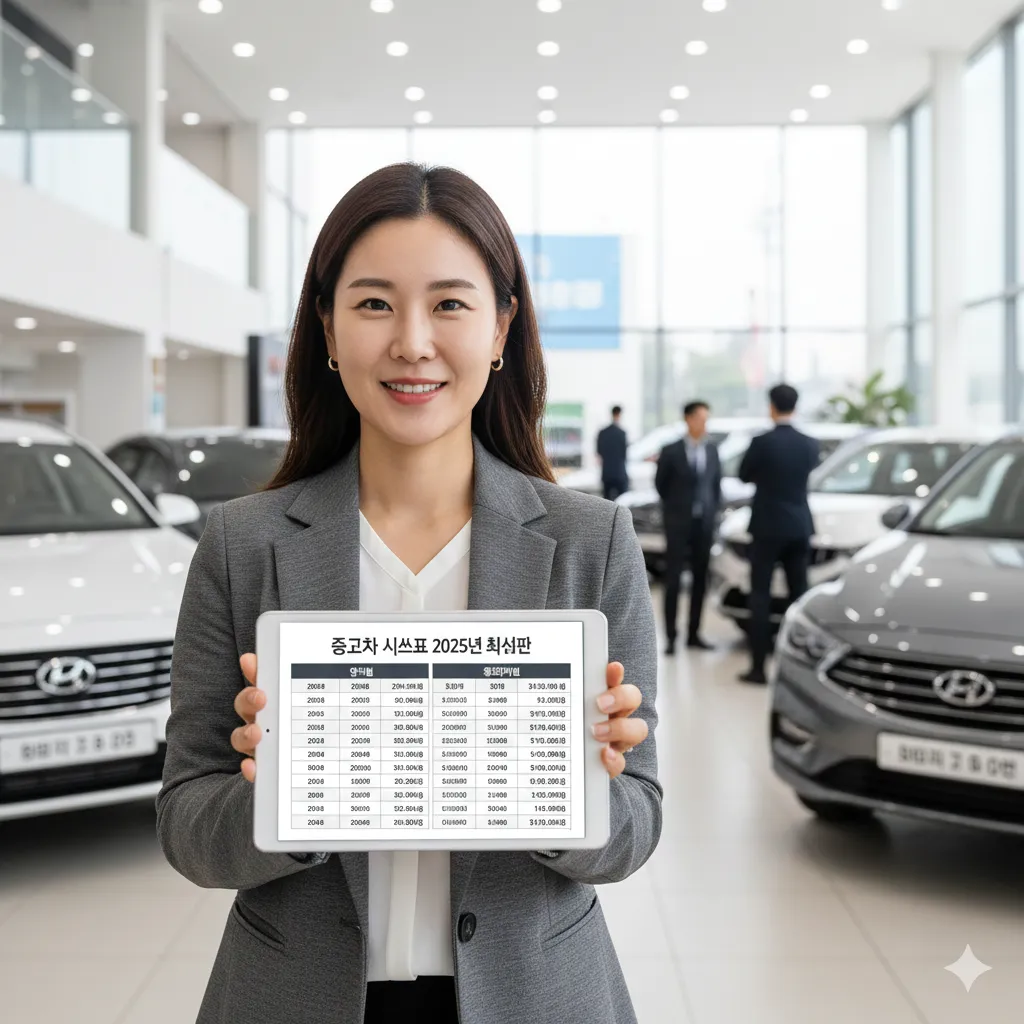 2025 used car price table showing depreciation rates by age and mileage with comparison charts