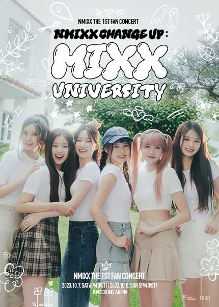 2023 엔믹스 첫번째 팬 콘서트 NMIXX CHANGE UP 포스터