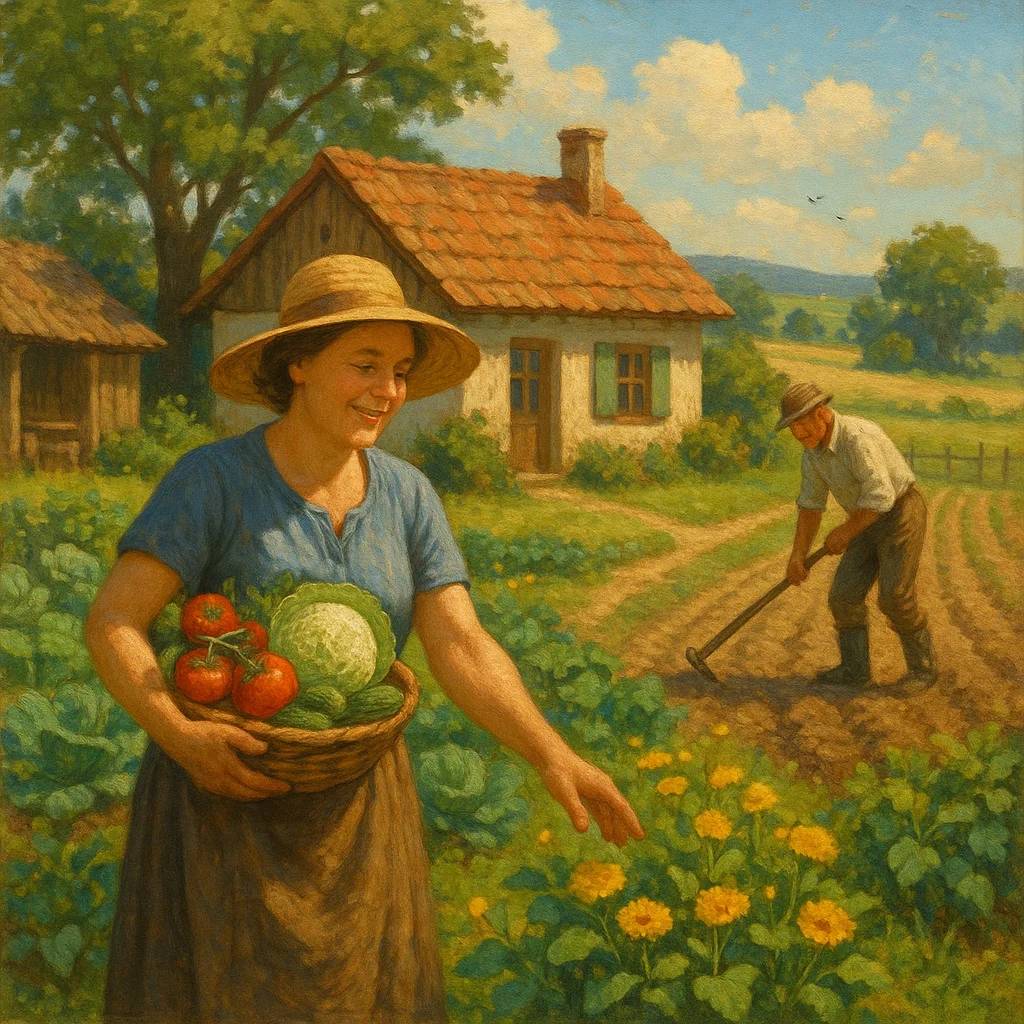 시골에서의 전원생활