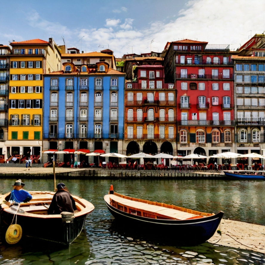 포르토 명소 리베이라 지구 이미지