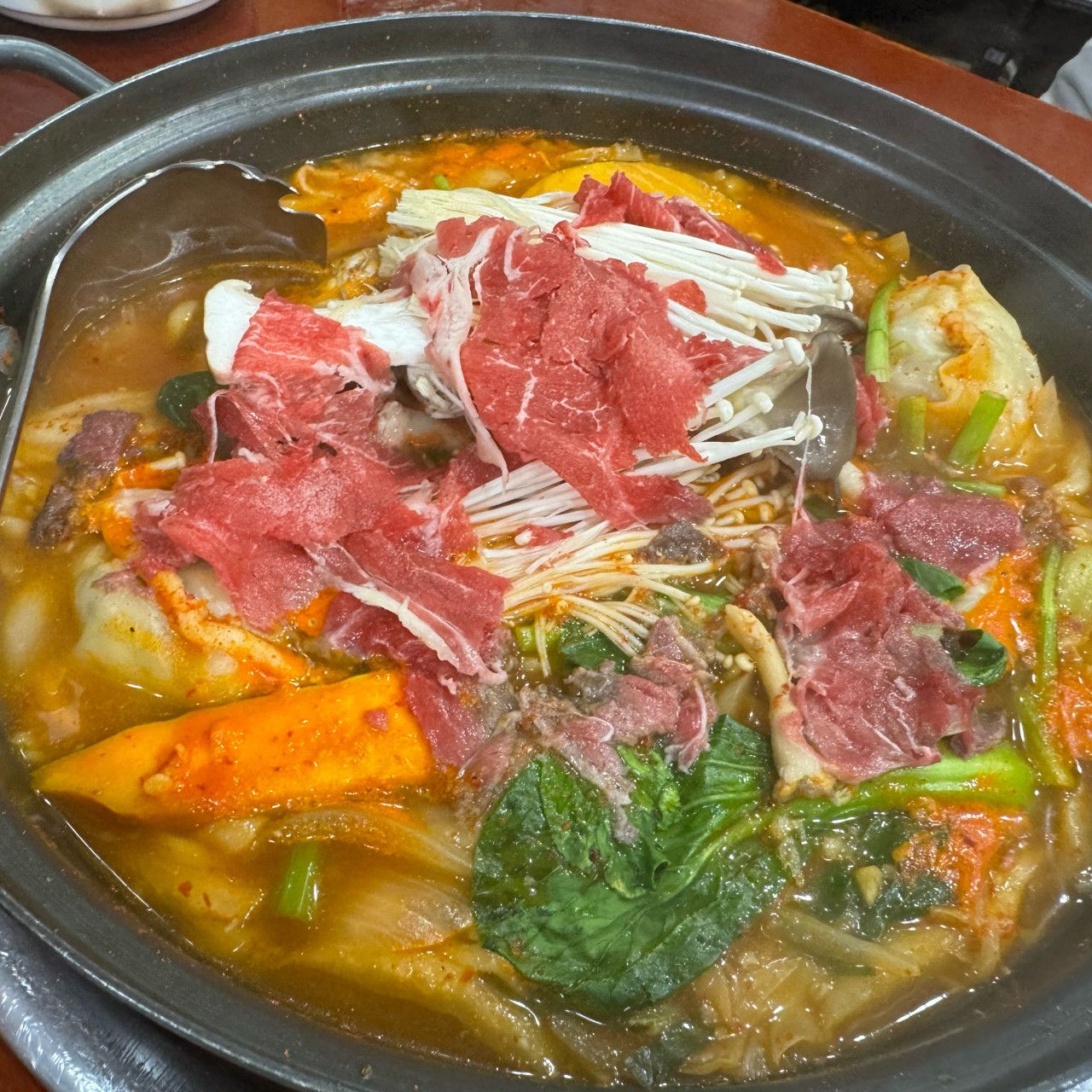 오늘N 손만두전골 서리태콩국수