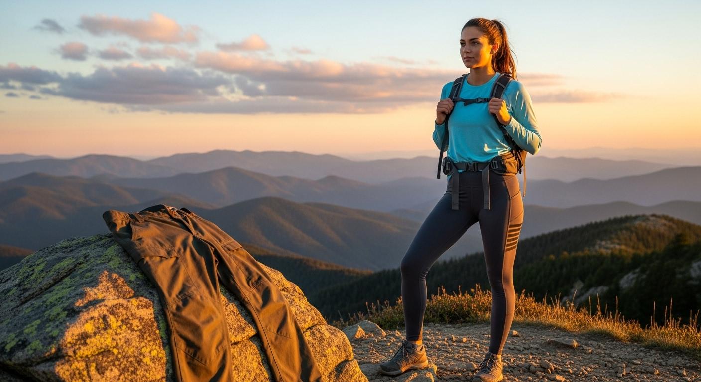 레깅스 등산바지