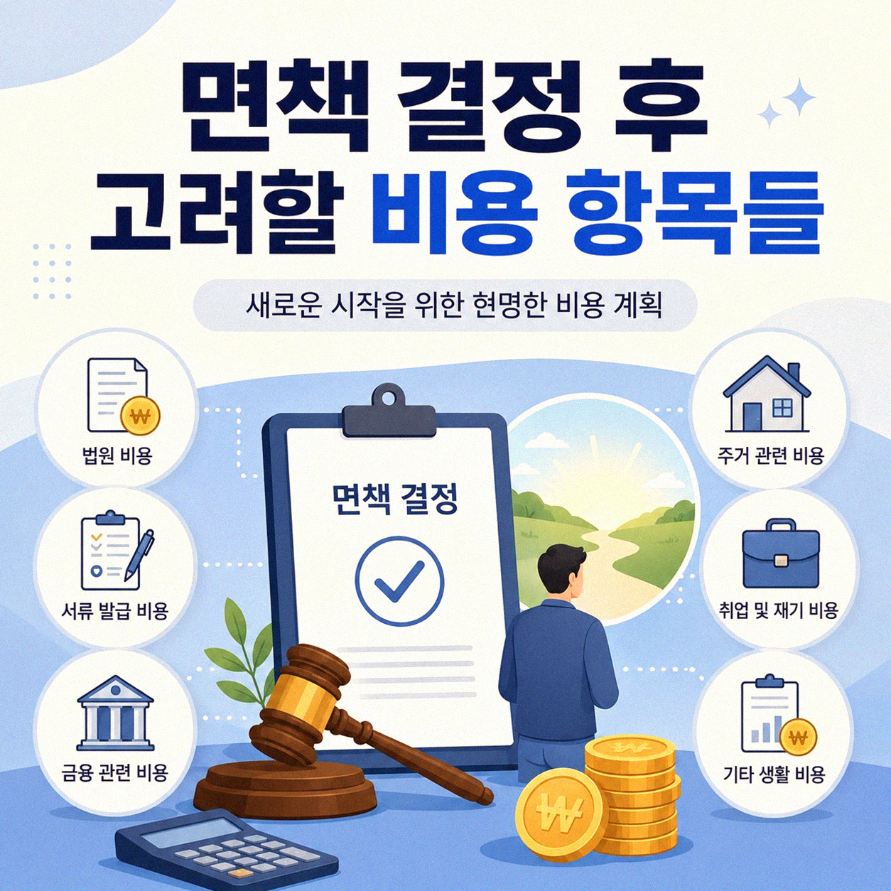 개인파산 면책 후에 드는 비용, 어디까지 알아야 할까