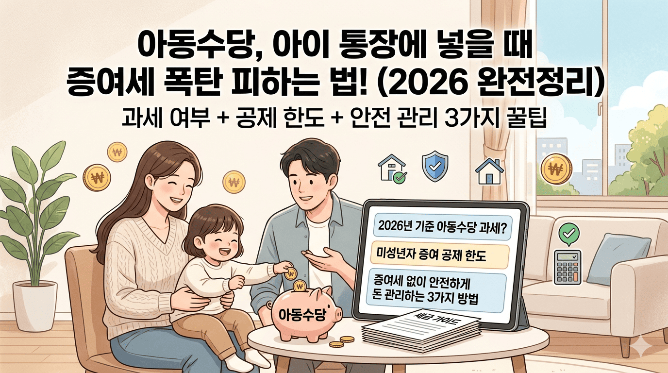 아동수당 증여세