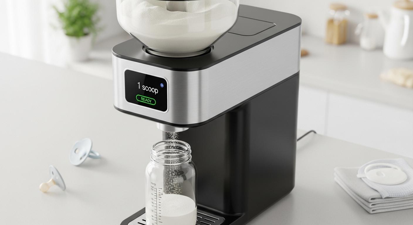 자동 분유타는 기계