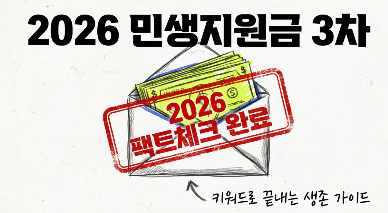 [2026 최신] 민생지원금 3차 신청 시작! 지역별 지급금액&middot;대상자 조회 총정리