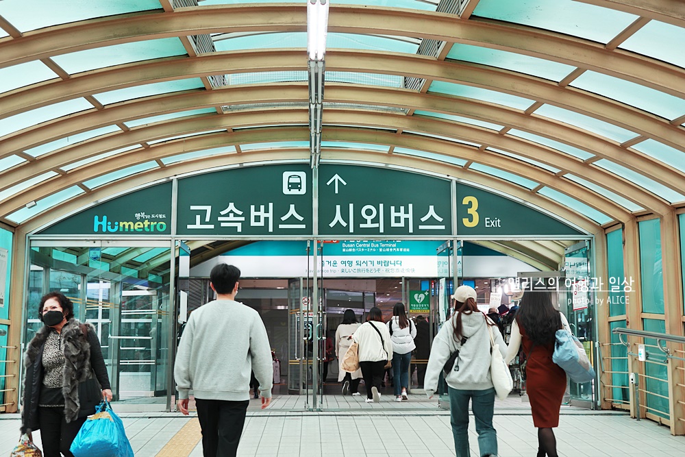 부산 - 경주 시외버스, 고속버스 차이, 터미널 위치