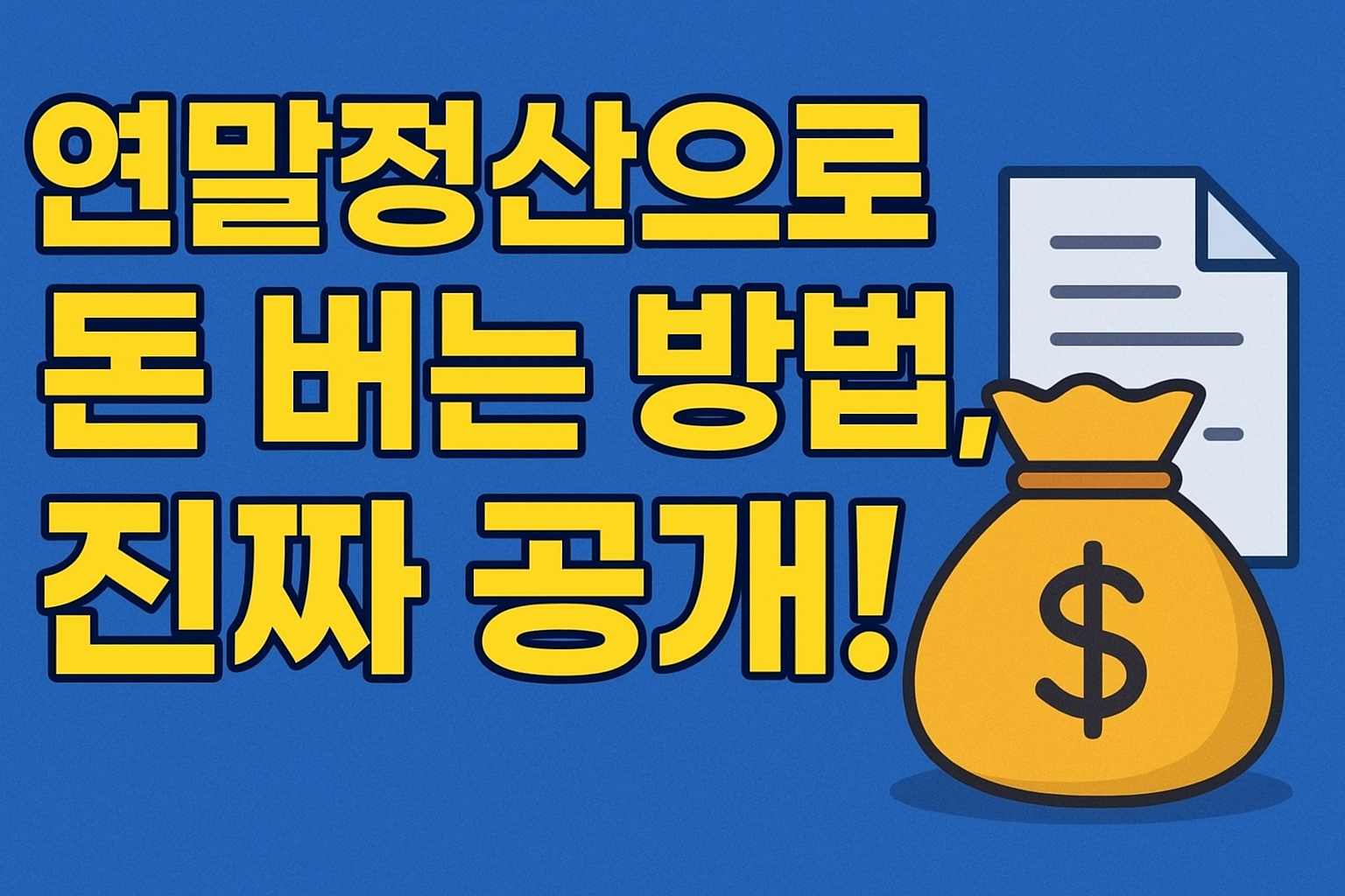 직장인 절세 꿀팁 완성! < 2025 연말정산 재테크 완벽 가이드 >