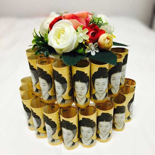 신사임당 현급 케익