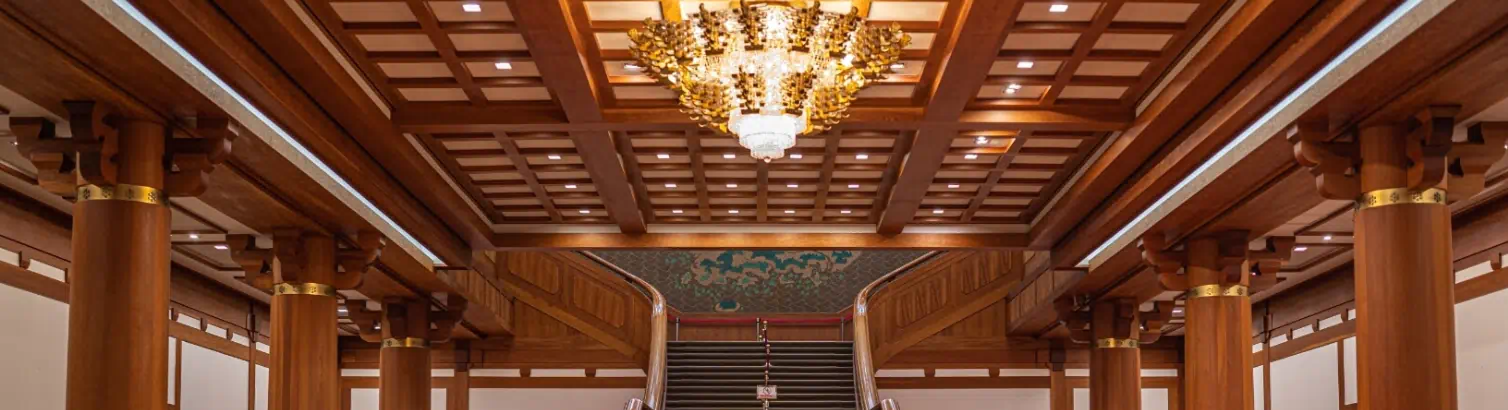 청와대 안쪽 내부의모습