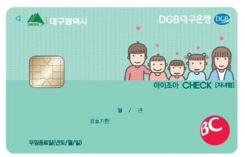 다둥이 카드 (대구) 