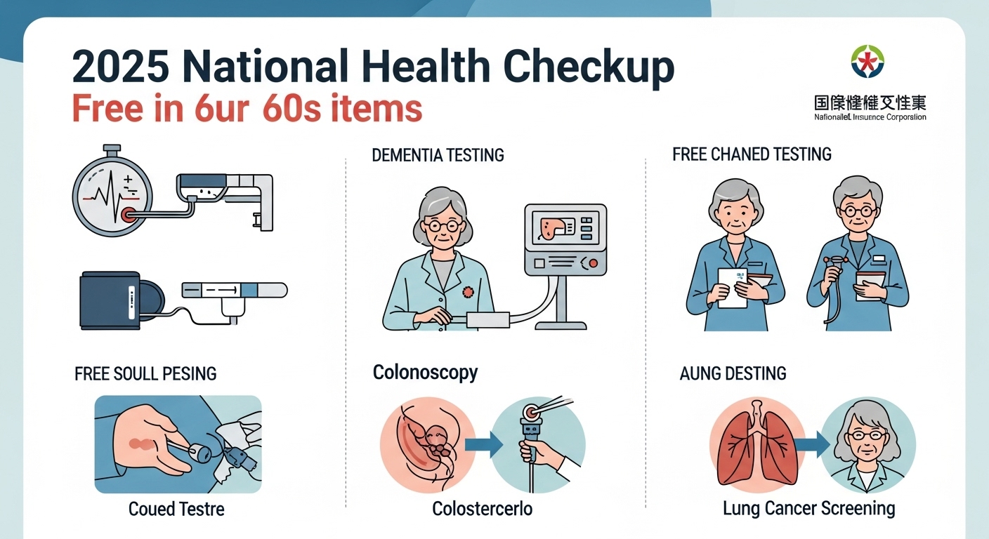 건강검진, 국가건강검진, 60대 건강, 2025년 검진항목, 무료검진, 치매검사, 대장내시경, 노년층 건강, 건강보험공단, 폐암검진