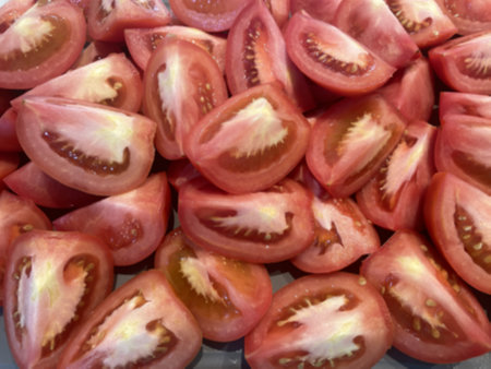 토마토 1/4로 커팅