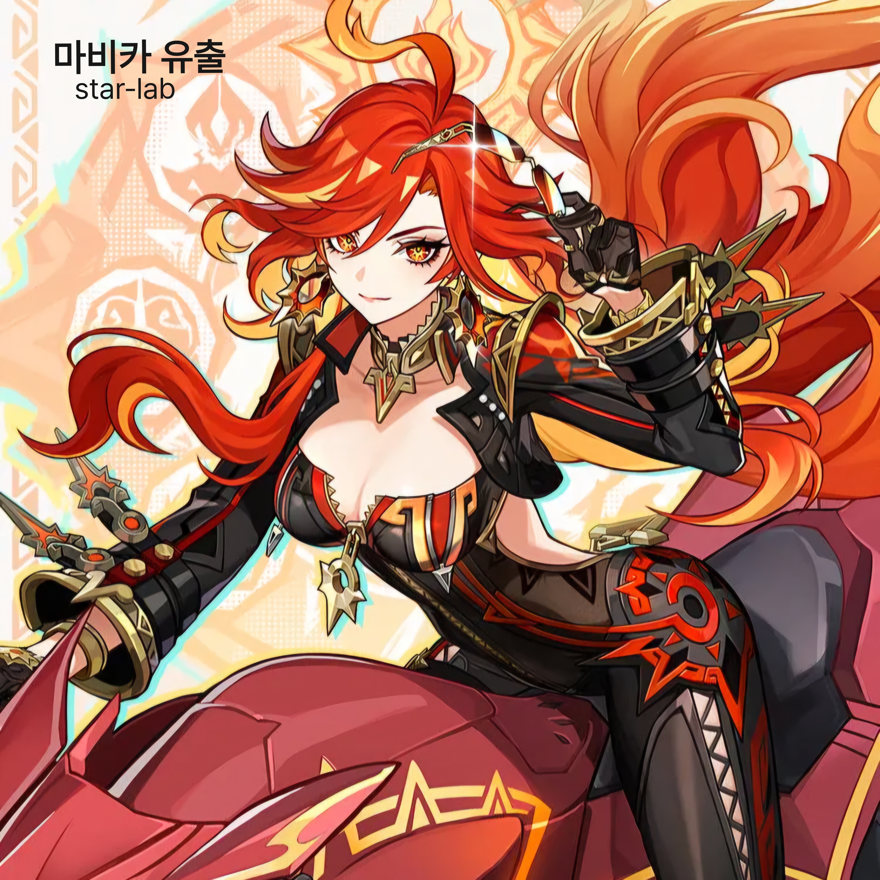 마비카의 대표 일러스트 입니다.